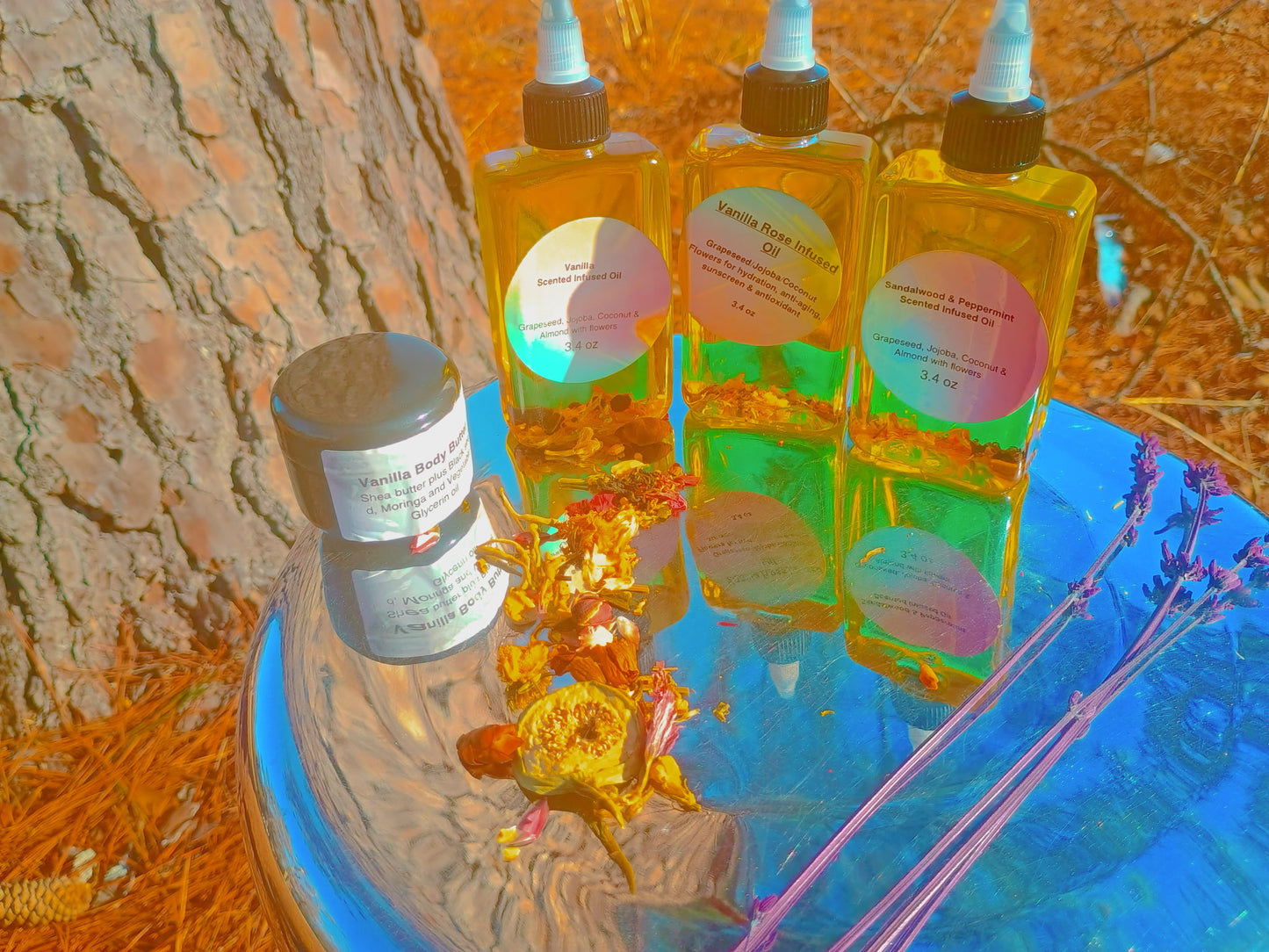 Infused Vanilla Scented Body Oil