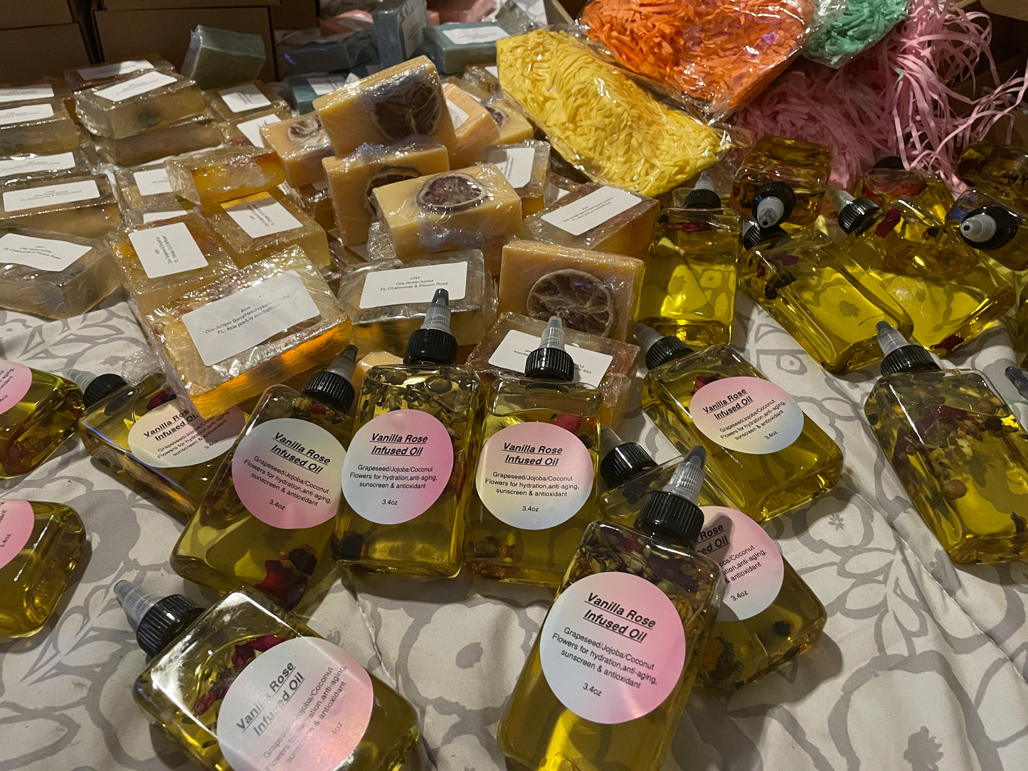 Infused Vanilla Scented Body Oil