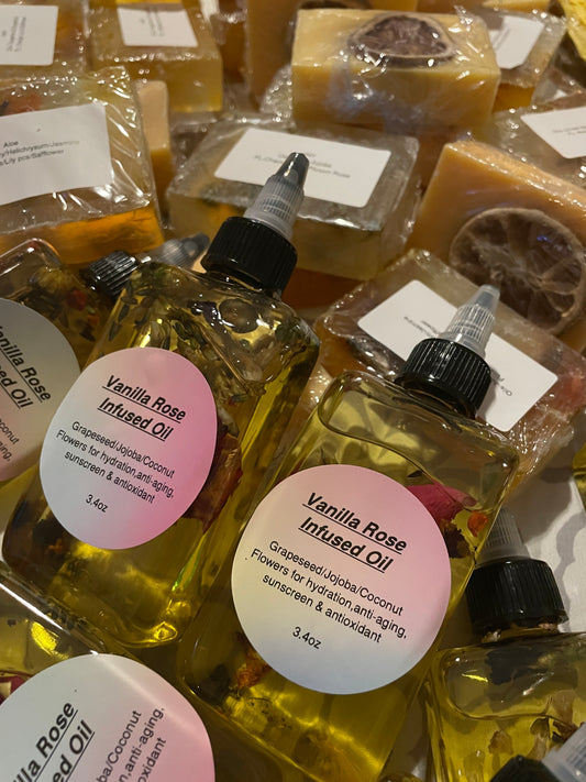 Infused Vanilla Scented Body Oil